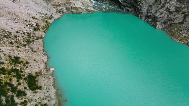 Briksdalsbreen glacier arm of Jostedalsbreen, Briksdalsbre, Norway