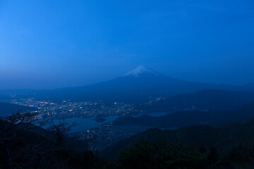 Fototapeta na wymiar 新道峠からの富士山