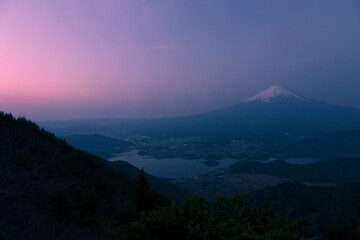Obraz na płótnie Canvas 新道峠からの富士山