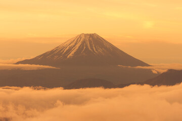 櫛形山からの富士山
