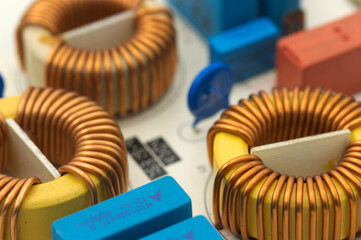 Some elements of an electronic circuit