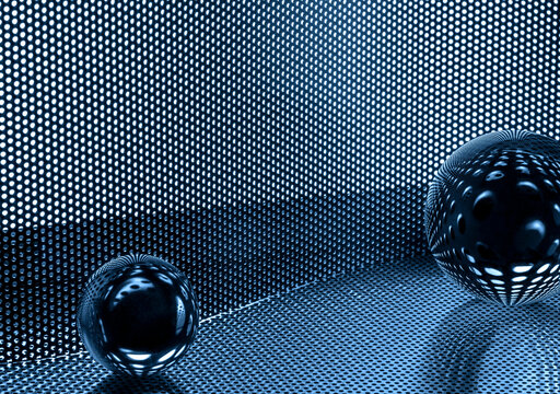 Coloured sphere background