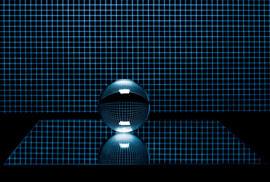Coloured sphere background