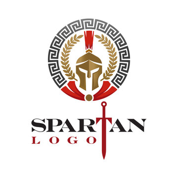 Spartan Helmet Logo vektor