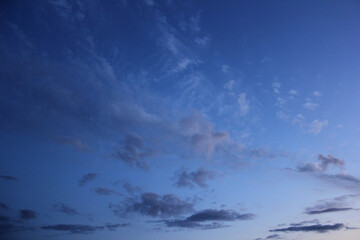 evening vanilla sky background