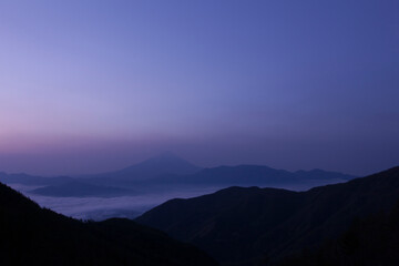櫛形山からの富士山