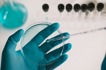 Chemist Doing Chemical Experiments