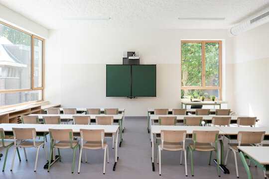 empty classroom
