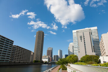 土佐堀沿いの町並