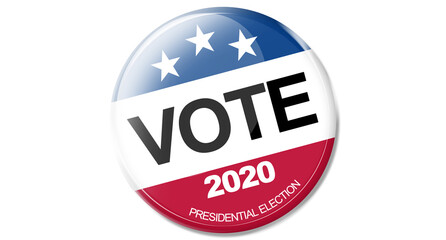 Vote presidential election 2020 in United States of America.