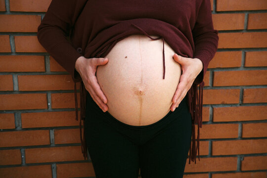 Pregnant belly