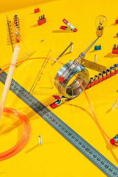 Craftsman/Electrician/Workman/Technician Tool - Instruments Set Up In Uncoventional Way / Abstract Set Ups.