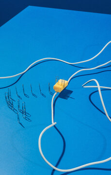 Office Supplies / DIY ""cable"" rollercoaster""for staples -Abstract Set Ups.