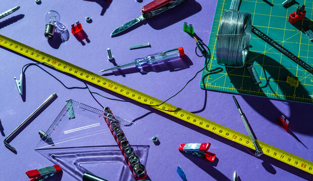 Craftsman/Electrician/Workman/Technician Tool - Instruments Set Up.