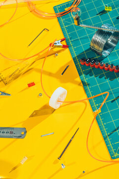Craftsman/Electrician/Workman/Technician Tool - Instruments Set Up In Uncoventional Way / Abstract Set Ups.