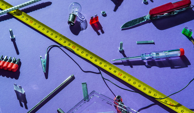Craftsman/Electrician/Workman/Technician Tool - Instruments Set Up.