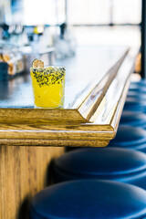 cocktail on a bar