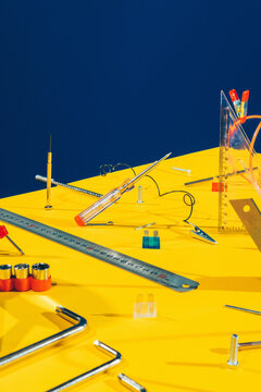 Craftsman/Electrician/Workman/Technician Tool - Instruments Set Up In Uncoventional Way / Abstract Set Ups.