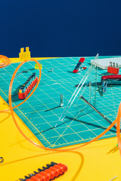 Craftsman/Electrician/Workman/Technician Tool - Instruments Set Up In Uncoventional Way / Abstract Set Ups.