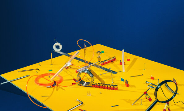 Craftsman/Electrician/Workman/Technician Tool - Instruments Set Up In Uncoventional Way / Abstract Set Ups.