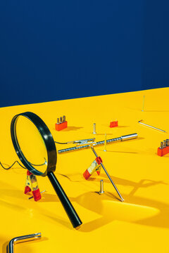 Craftsman/Electrician/Workman/Technician Tool - Instruments Set Up In Uncoventional Way / Abstract Set Ups.