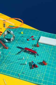 Craftsman/Electrician/Workman/Technician Tool - Instruments Set Up In Uncoventional Way / Abstract Set Ups.