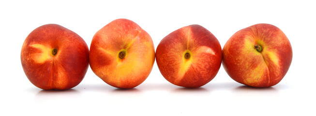 Nectarine isolated on white background