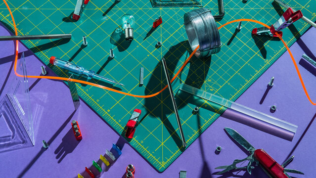 Craftsman/Electrician/Workman/Technician Tool - Instruments Set Up.