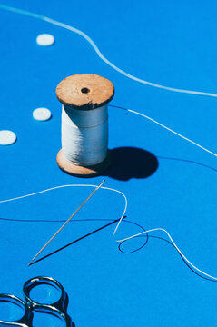 Tailoring / needlework / stitching tools / instruments / objects