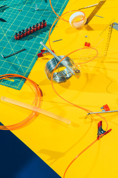 Craftsman/Electrician/Workman/Technician Tool - Instruments Set Up In Uncoventional Way / Abstract Set Ups.