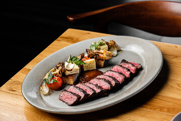 Steak on a plate