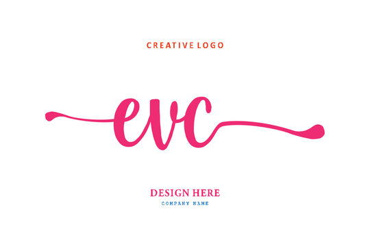 EVC lettering logo is simple, easy to understand and authoritative