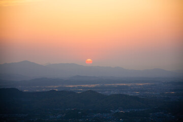 伊勢の夕景
