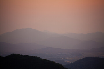 伊勢の山並