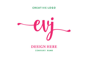 EVJ lettering logo is simple, easy to understand and authoritative