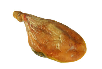 pork leg ham isolated on white background