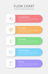 Vertical infographic template