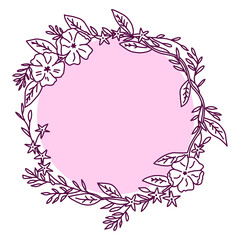 contour flower, bloom flower, decorative flower, isolate flower,