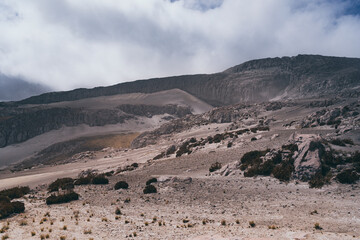 view of the mountains