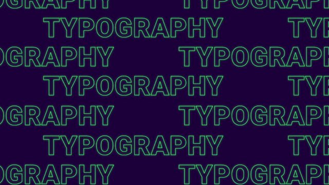 Flashing color text surface pattern alternately running. Flashing colored text alternating for business, entertainment or launch events.