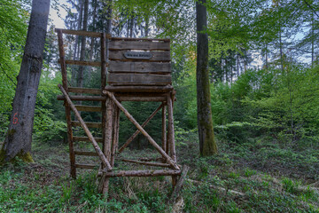 High Seat in th e woodlands called seat of the baron