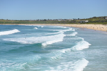 Maroubra beach in New South Wales, Australia
