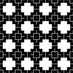 Seamless pattern with Inca crosses ornament. Ethnic embroidery background. Tribal wallpaper. Ethnical folk image. Tribe motif. Ancient mosaic. Digital paper for web design, textile print. Vector art.