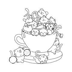 Sitting Cat icon . Cat Vector. simple app cat. Sitting Cat Drawing.