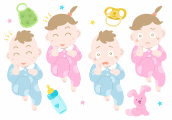 赤ちゃんのイラスト