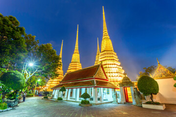 Wat Pho Temple or Wat Phra Chetuphon in Bangkok, Thailand