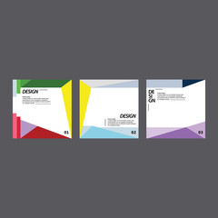 design business card template and social media