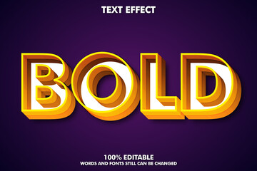 Modern 3D text effect