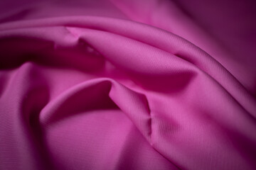Purple cloth with curves