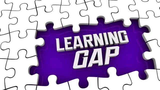 Learning Gap Puzzle Education Disparity Inequality 3d Illustration